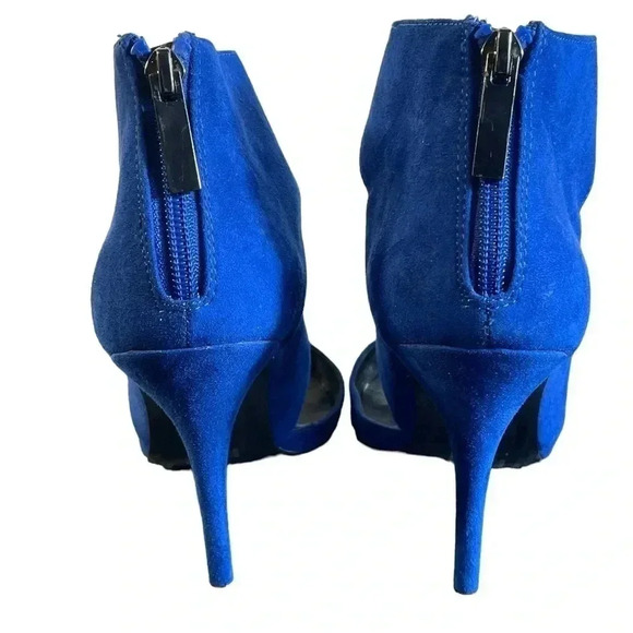 ALDO Blue Suede Heel Size  6.5 - Picture 4 of 8